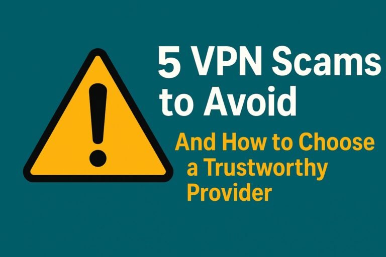 5 VPN Scams to Avoid & How to Pick a Safe Provider