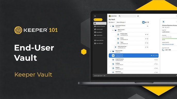 Keeper security password vault